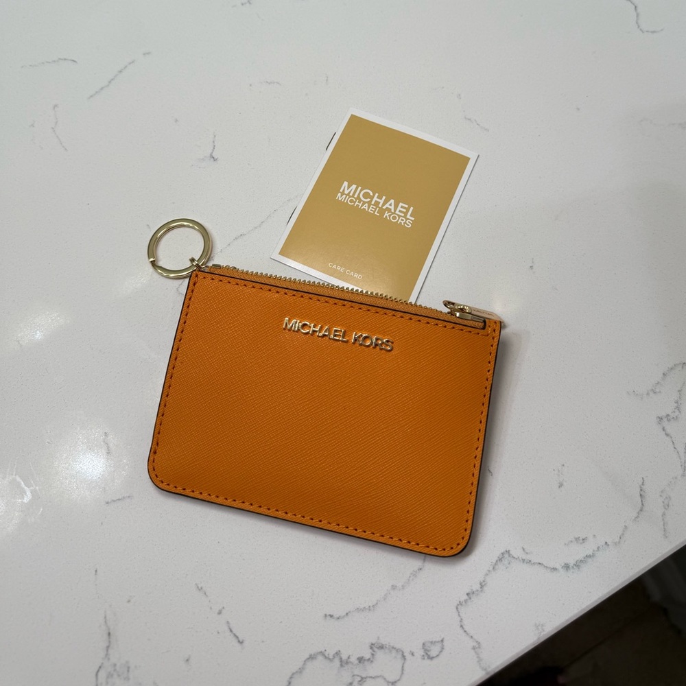 Michael Kors Orange Card Holder
